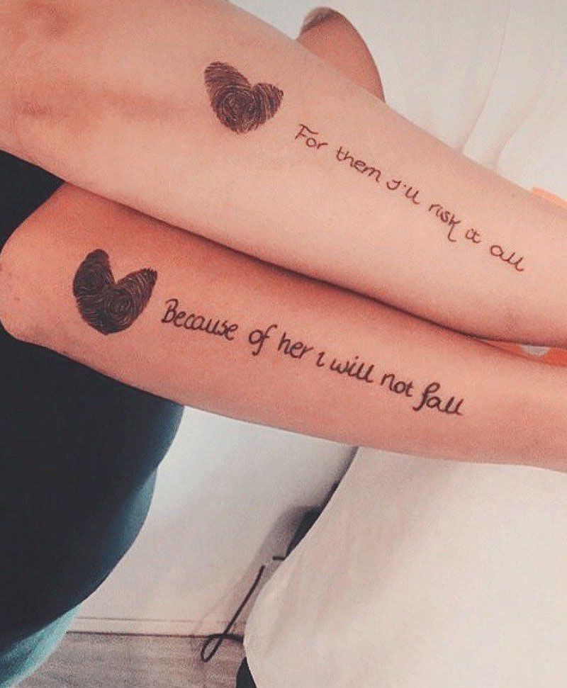 Pretty Mother Daughter Tattoos You Will Love