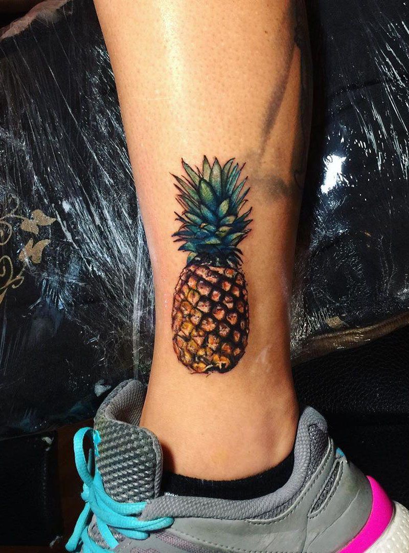Pretty Pineapple Tattoos Give You Vitamins All The Time