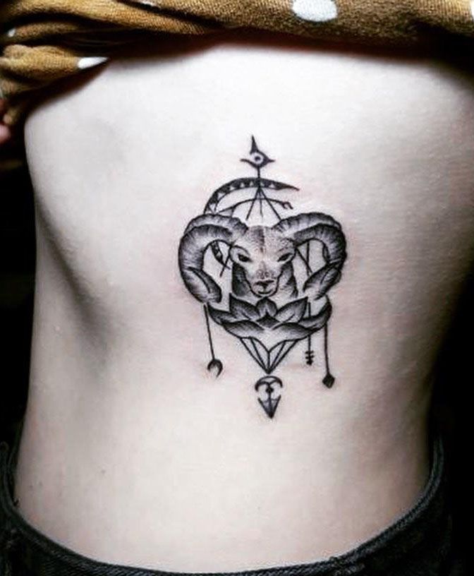 30 Pretty Aries Tattoos Show your Charm