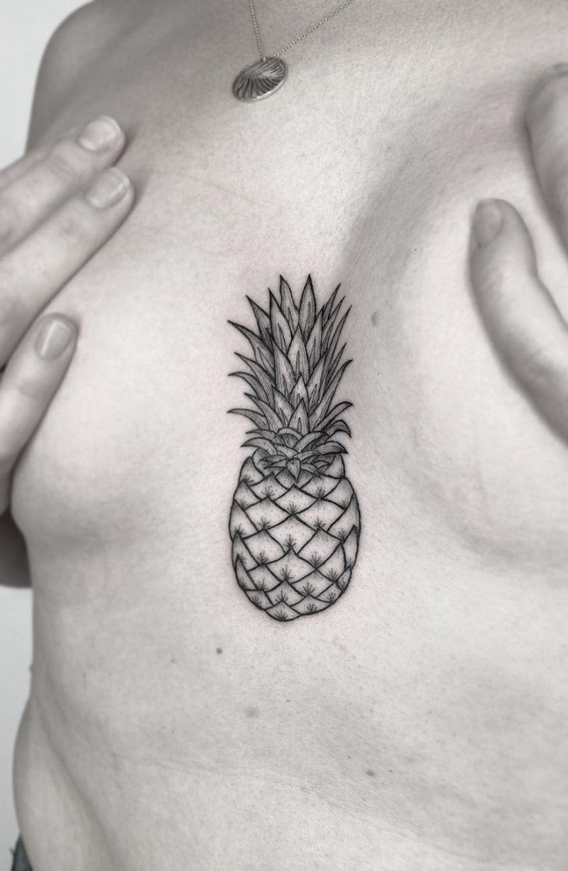 Pretty Pineapple Tattoos Give You Vitamins All The Time