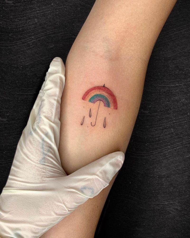 30 Pretty Rainbow Tattoos Make You Happy