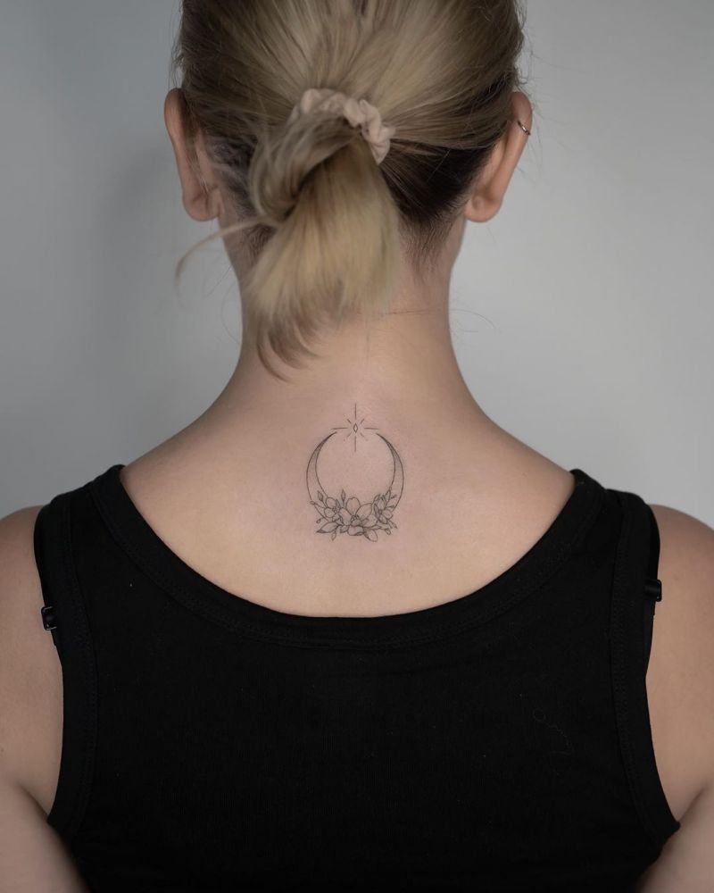 Pretty Back of Neck Tattoo Designs to Inspire You