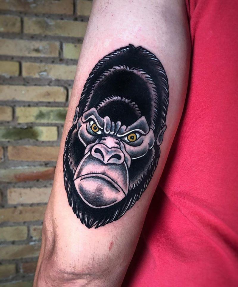 Superb Gorilla Tattoo Designs to Inspire You