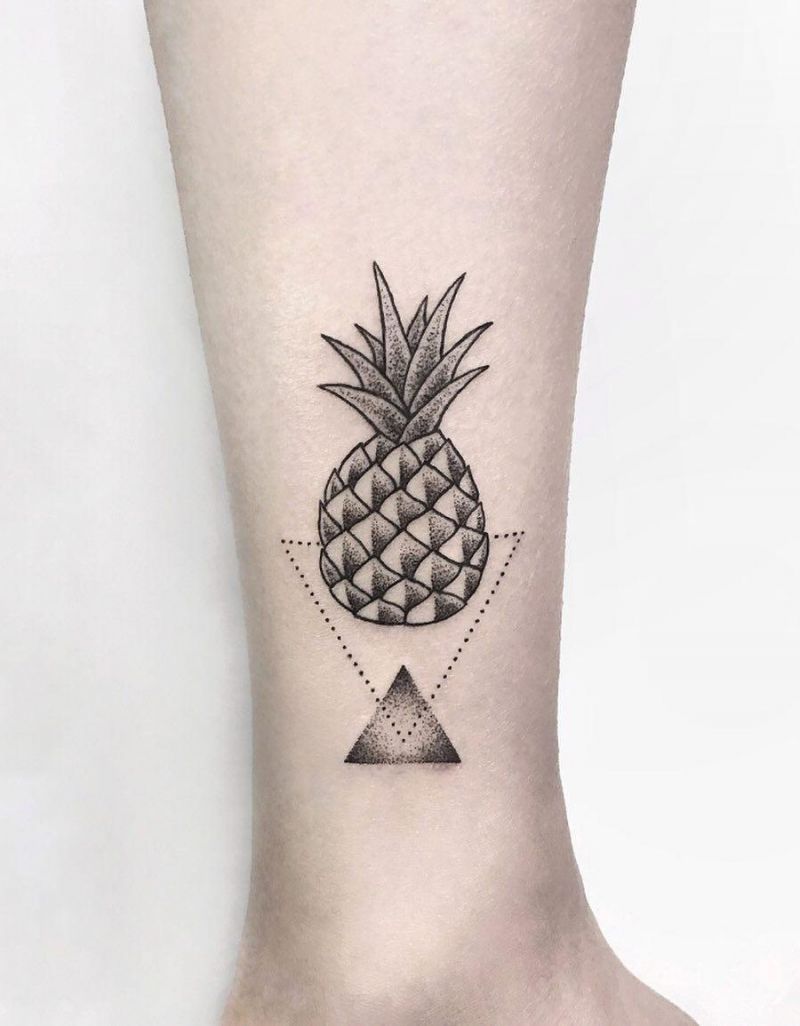 Pretty Pineapple Tattoos Give You Vitamins All The Time