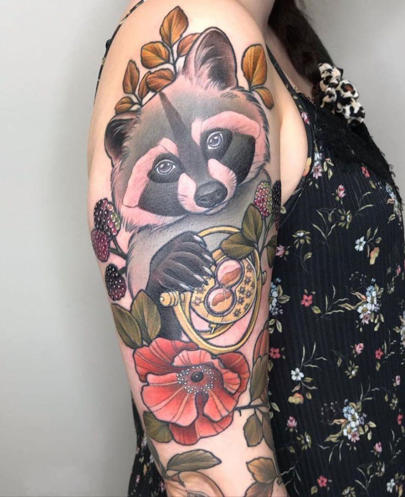 Cute Raccoon Tattoos You Will Love