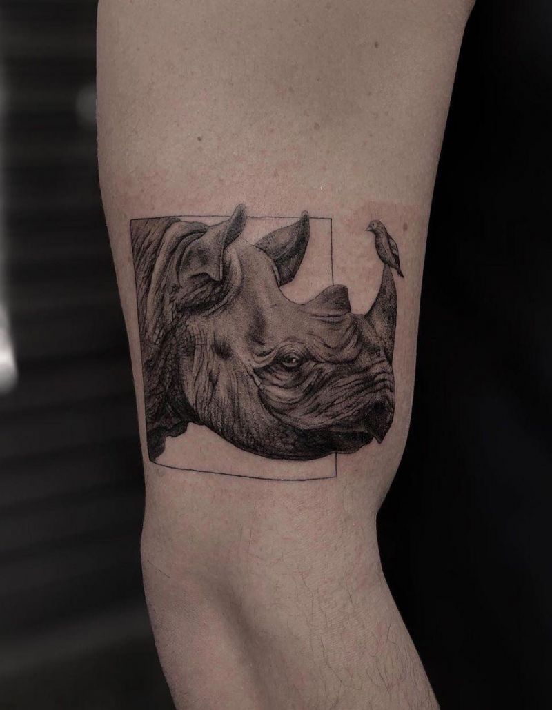 Pretty Rhino Tattoos You Will Love