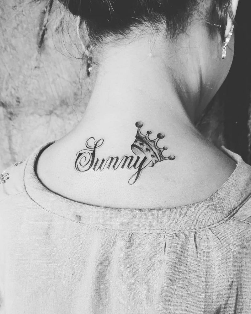 Pretty Back of Neck Tattoo Designs to Inspire You