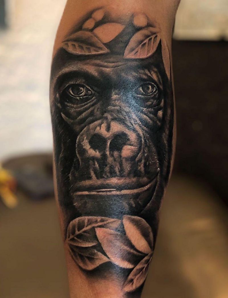 Superb Gorilla Tattoo Designs to Inspire You