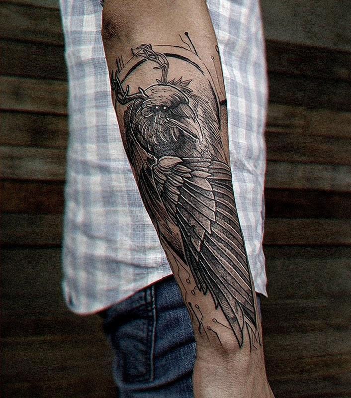 Artistic Raven Tattoos That Will Change Your Life