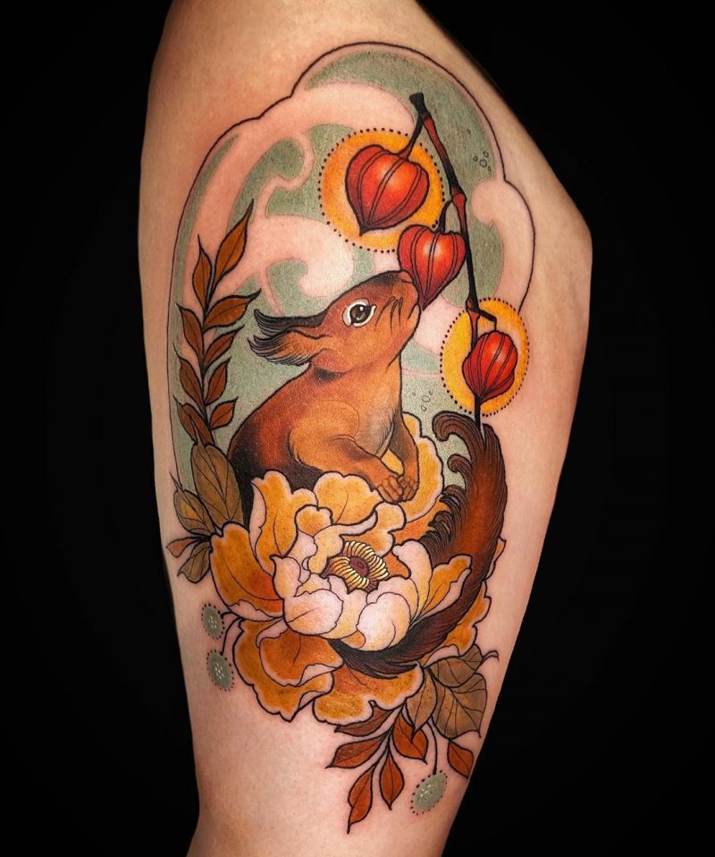 Cute Squirrel Tattoos You Will Love