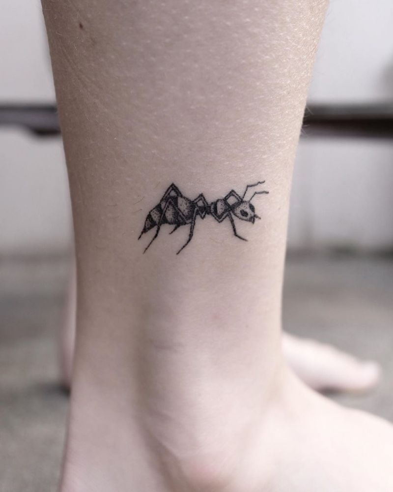 Pretty Ant Tattoos That Make You Powerful