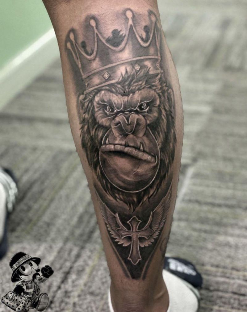 Superb Gorilla Tattoo Designs to Inspire You