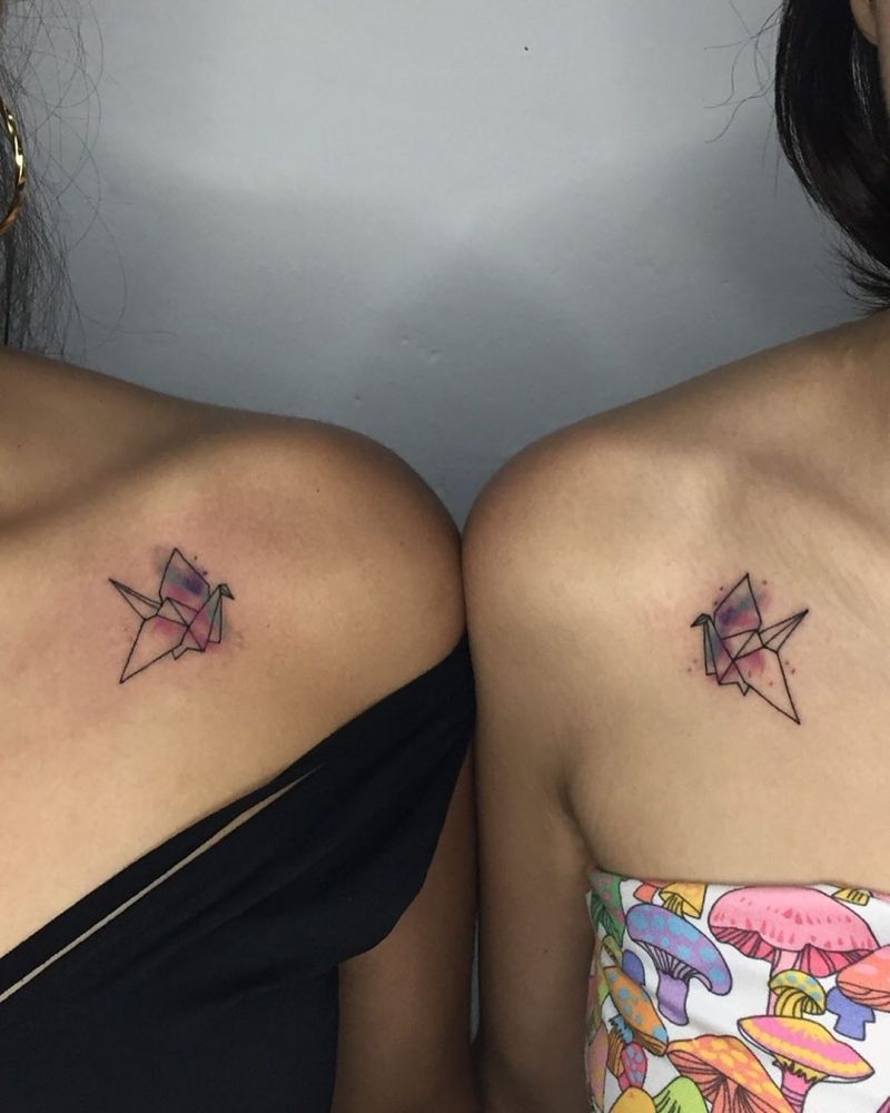 Pretty Origami Tattoos That Improve Your Taste