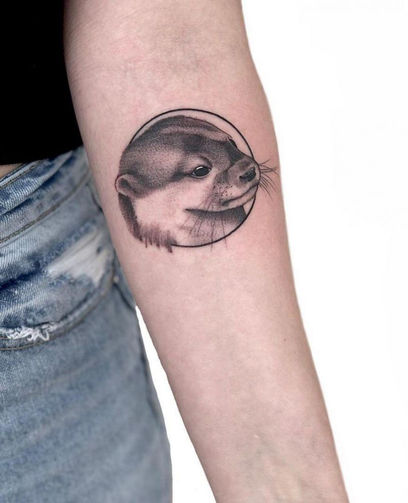 Cute Otter Tattoo Designs for You to Enjoy