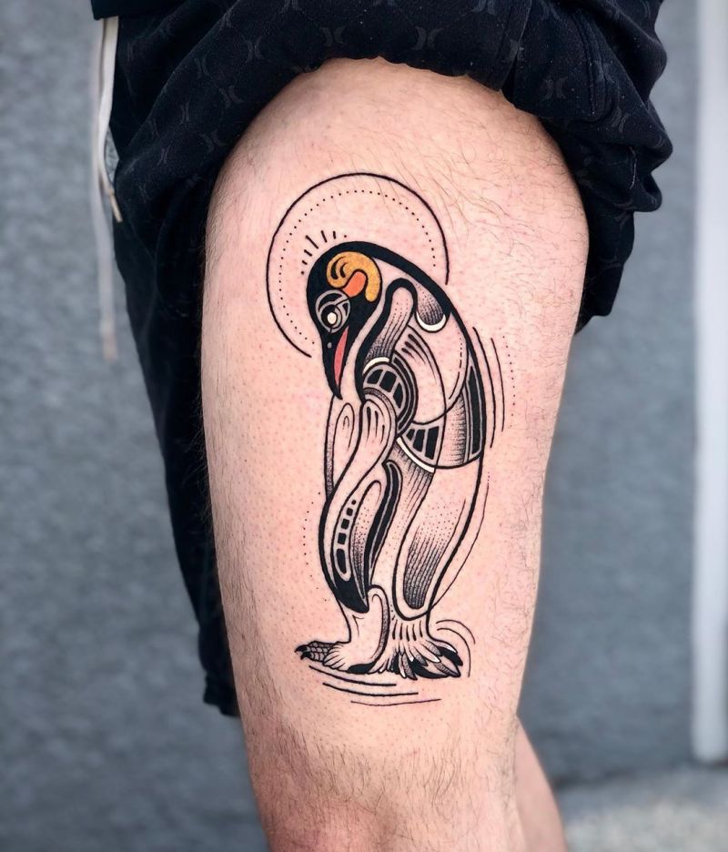 Cute Penguin Tattoo Designs for You to Enjoy