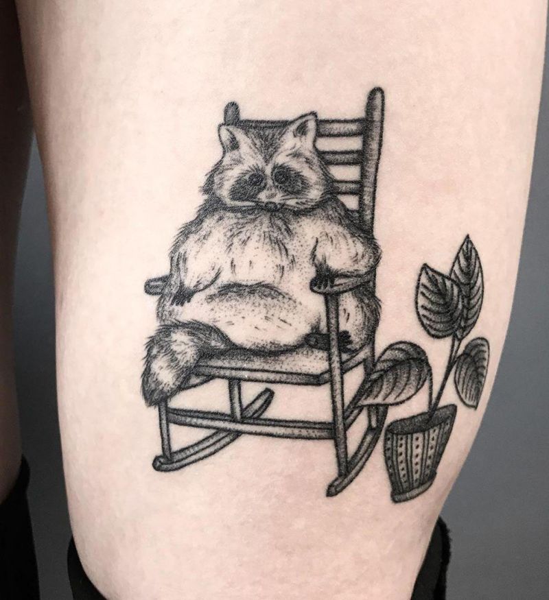 Cute Raccoon Tattoos You Will Love