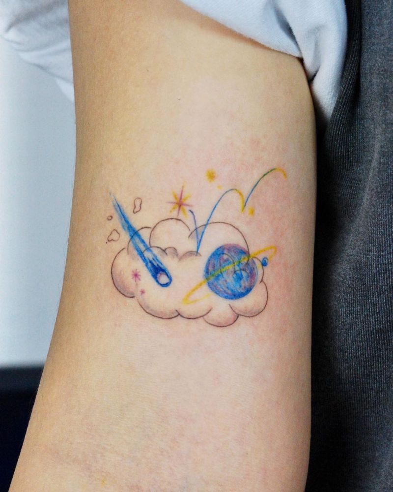 Pretty Cloud Tattoo Designs to Inspire You