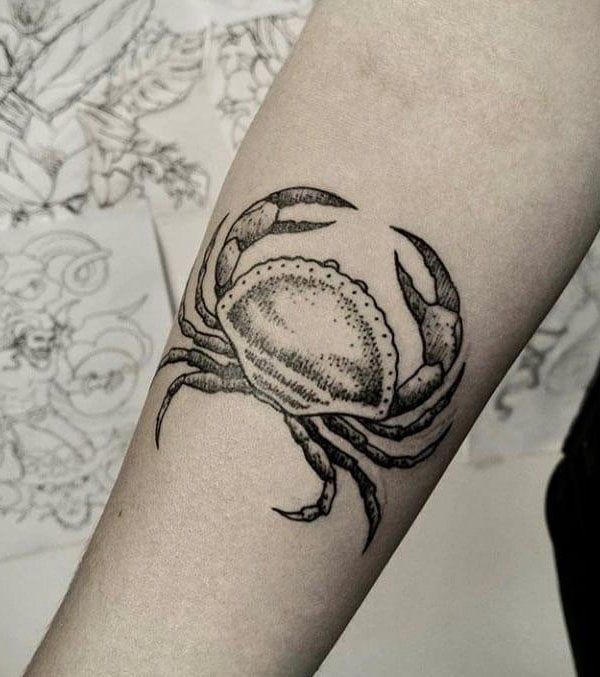 Cute Crab Tattoos for You to Enjoy