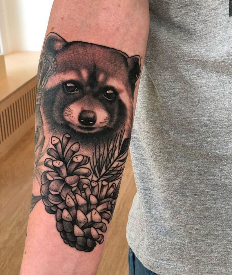 Cute Raccoon Tattoos You Will Love