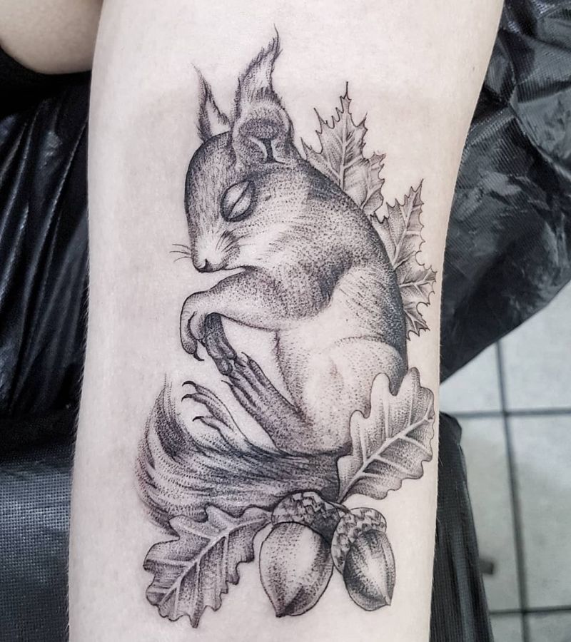 Cute Squirrel Tattoos You Will Love