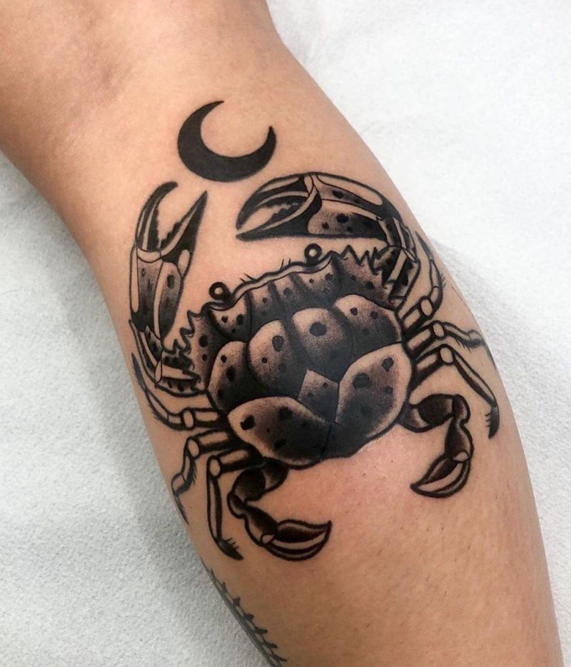 Cute Crab Tattoos for You to Enjoy