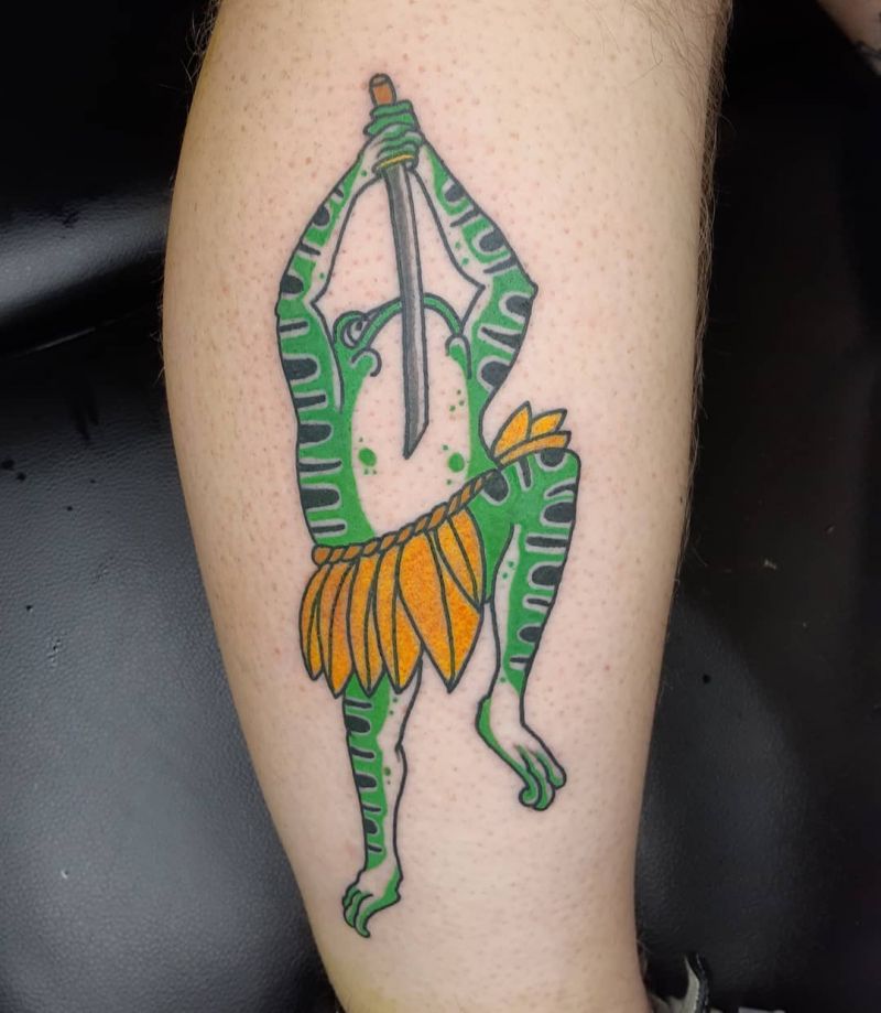 Cute Frog Tattoo Designs That You Can't Miss