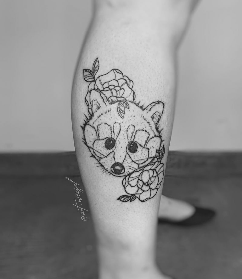 Cute Raccoon Tattoos You Will Love