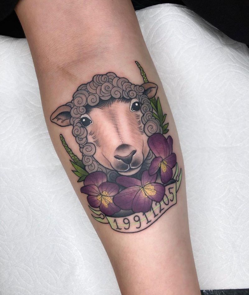 Cute Sheep Tattoos You Will Love