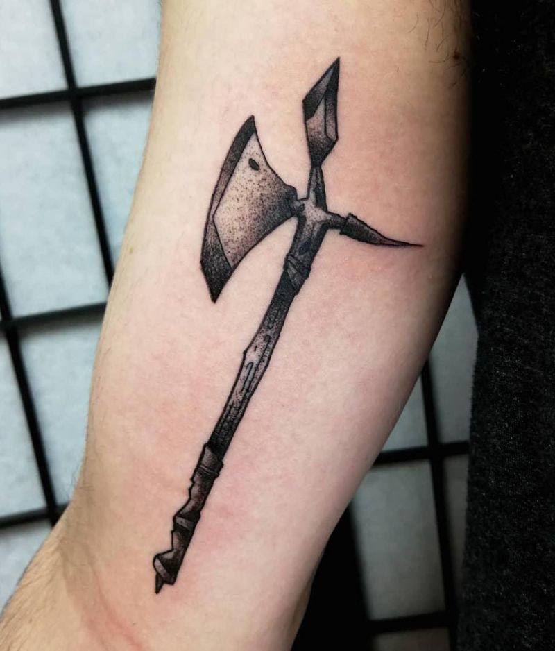 30 Traditional Axe Tattoos You Will Love