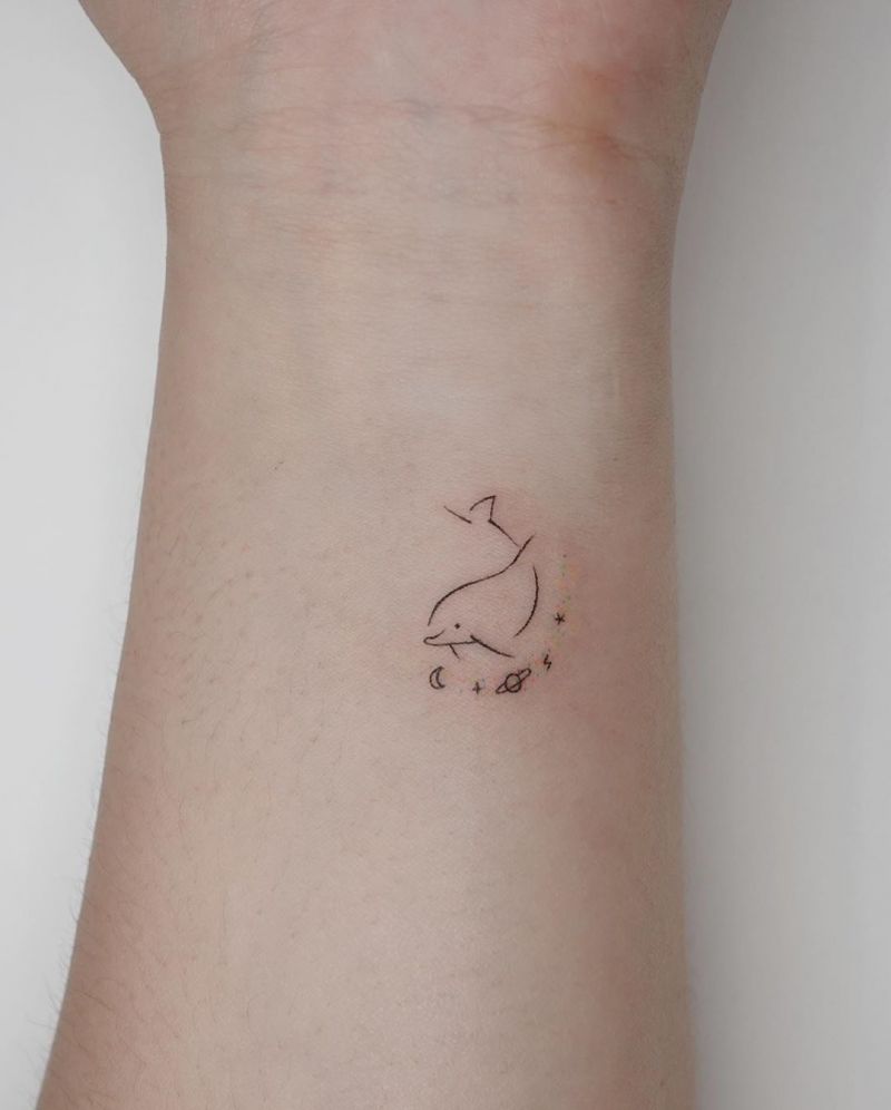 Pretty Dolphin Tattoos That You Can't Miss