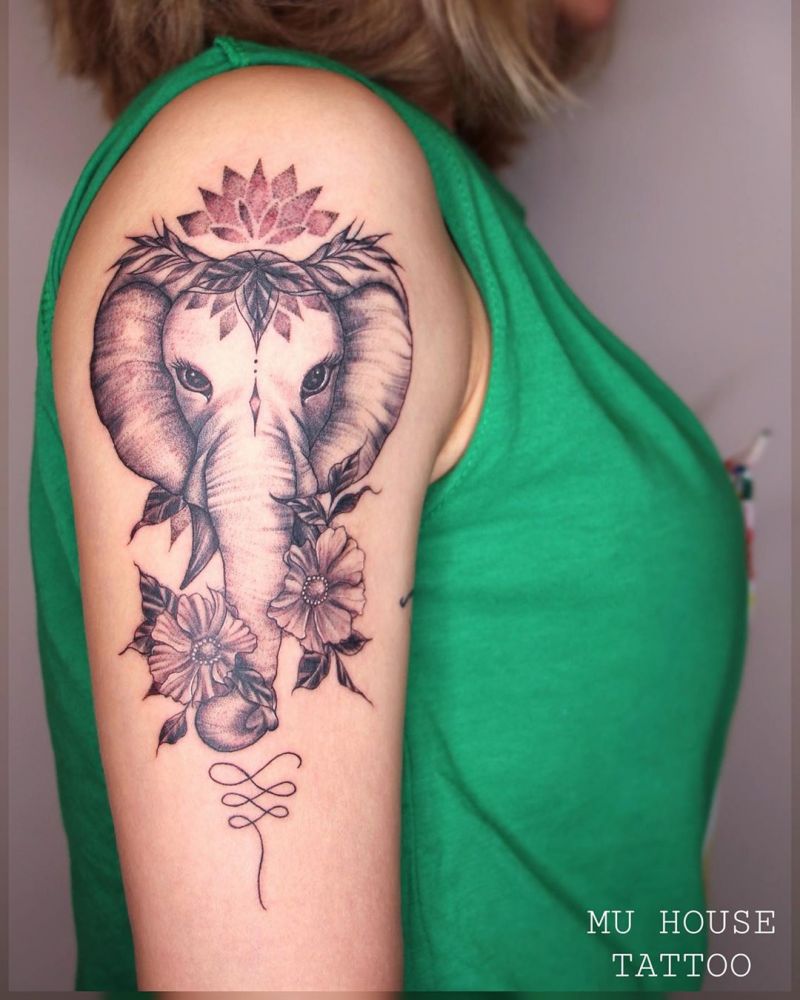 Pretty Elephant Tattoos That You Will Love