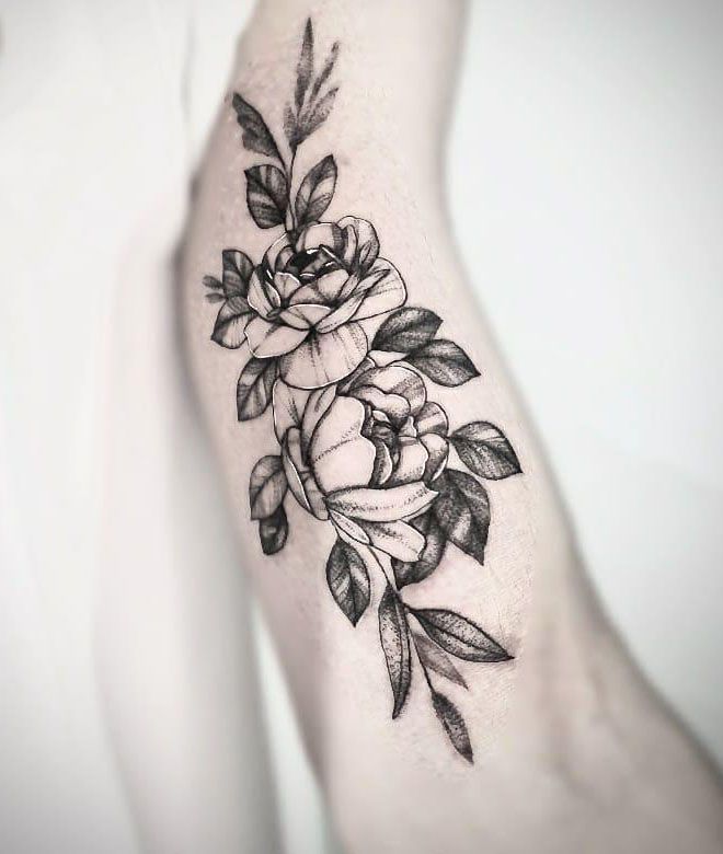 30 Pretty Peony Flower Tattoos for You to Enjoy