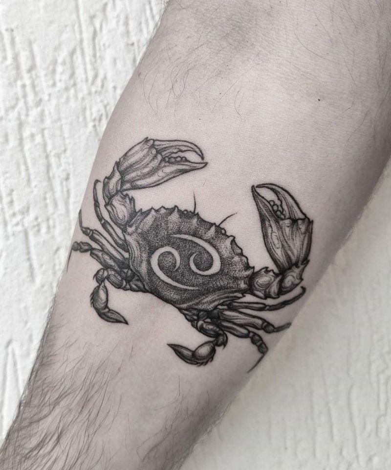 Cute Crab Tattoos for You to Enjoy