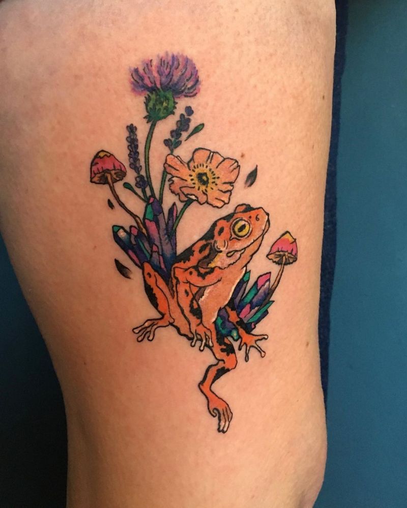 Cute Frog Tattoo Designs That You Can't Miss