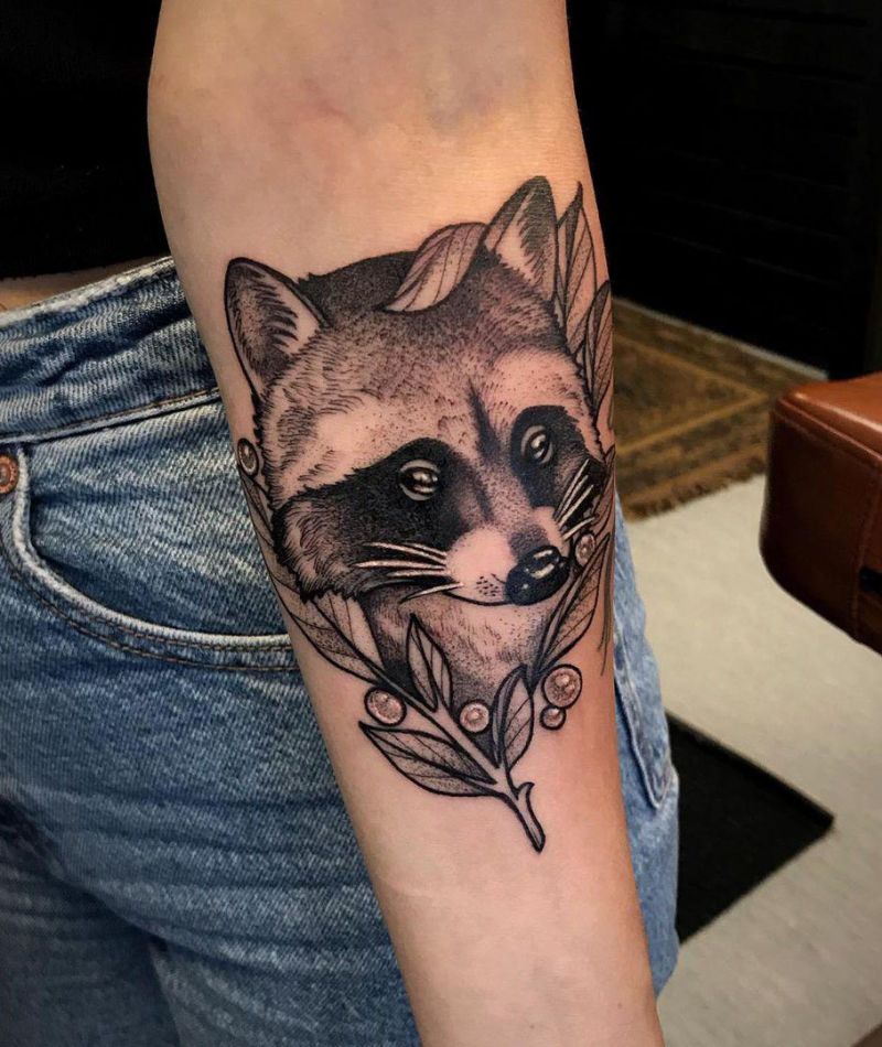 Cute Raccoon Tattoos You Will Love