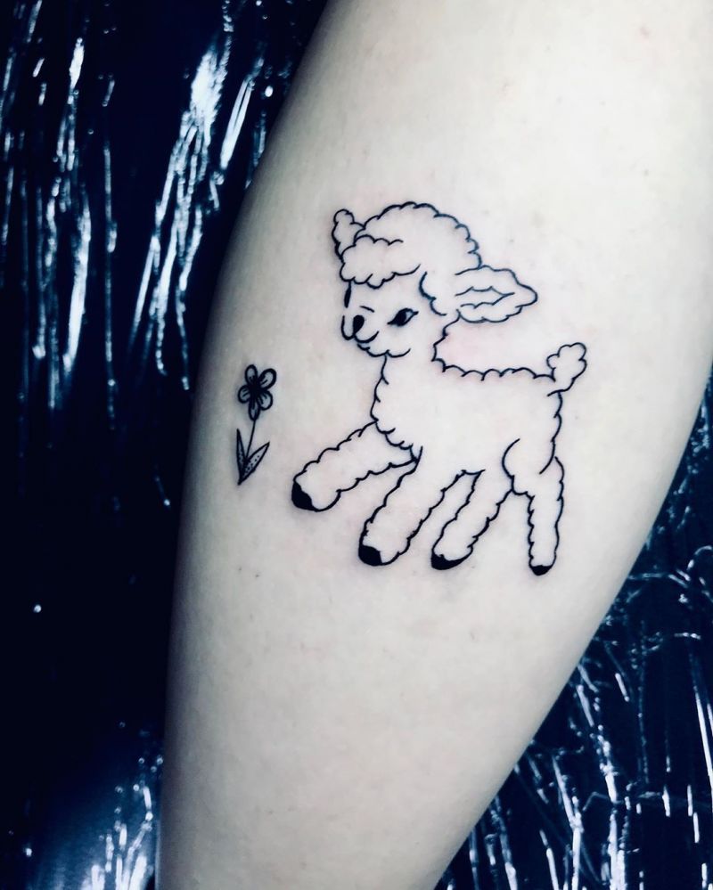 Cute Sheep Tattoos You Will Love