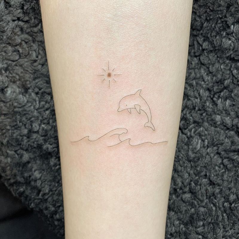 Pretty Dolphin Tattoos That You Can't Miss