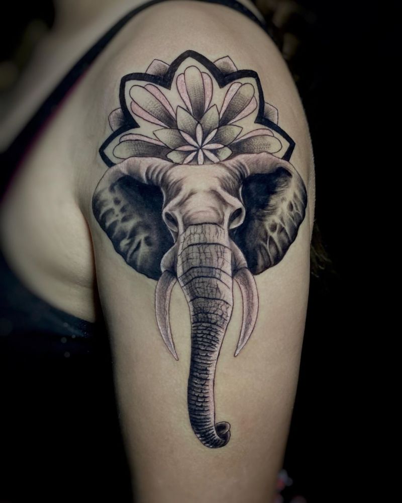 Pretty Elephant Tattoos That You Will Love