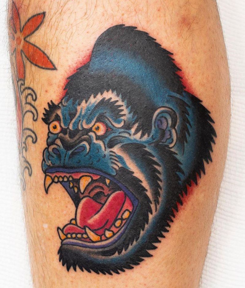 Superb Gorilla Tattoo Designs to Inspire You