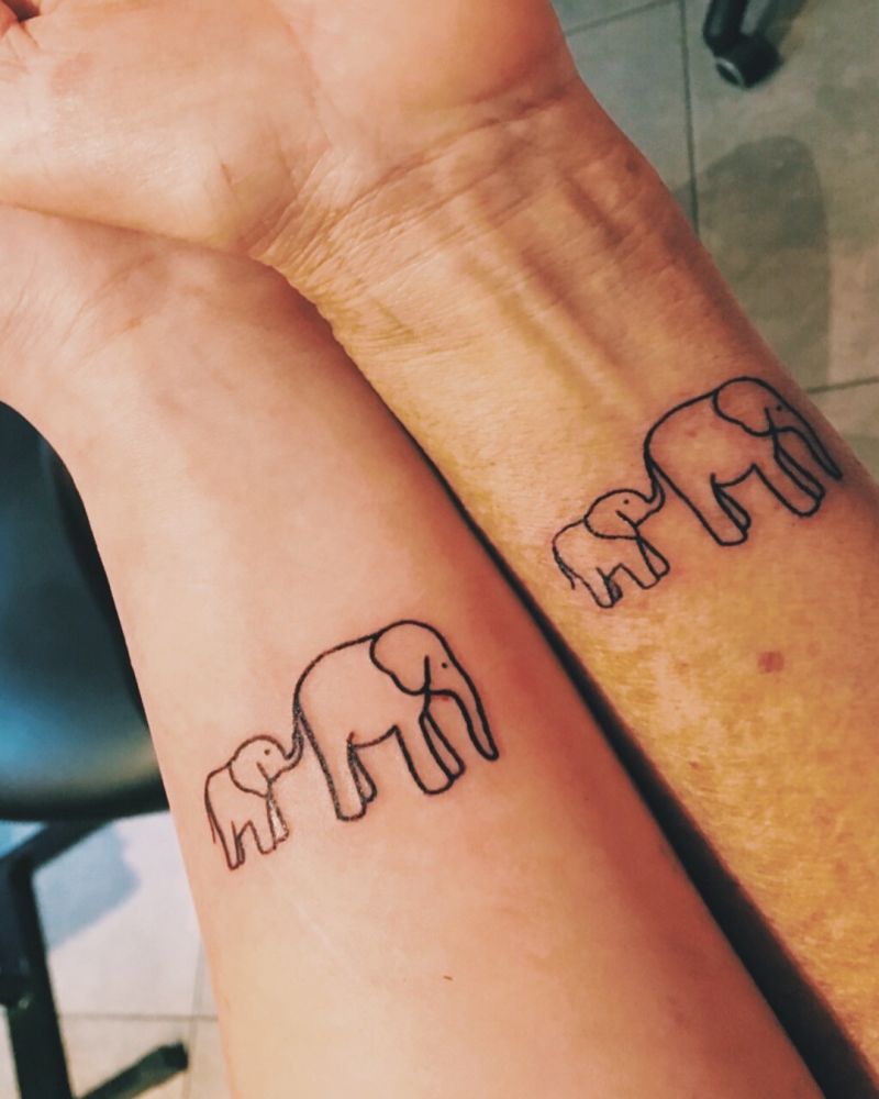 Pretty Mother Daughter Tattoos You Will Love