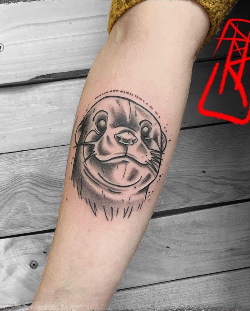 Cute Otter Tattoo Designs for You to Enjoy