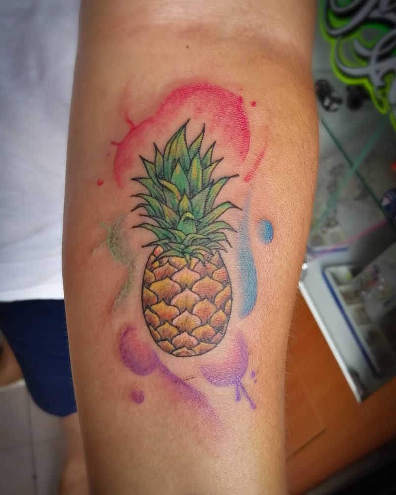 Pretty Pineapple Tattoos Give You Vitamins All The Time