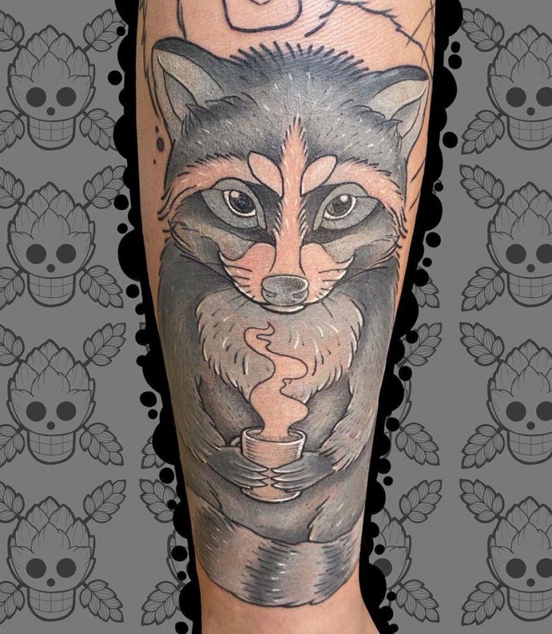 Cute Raccoon Tattoos You Will Love