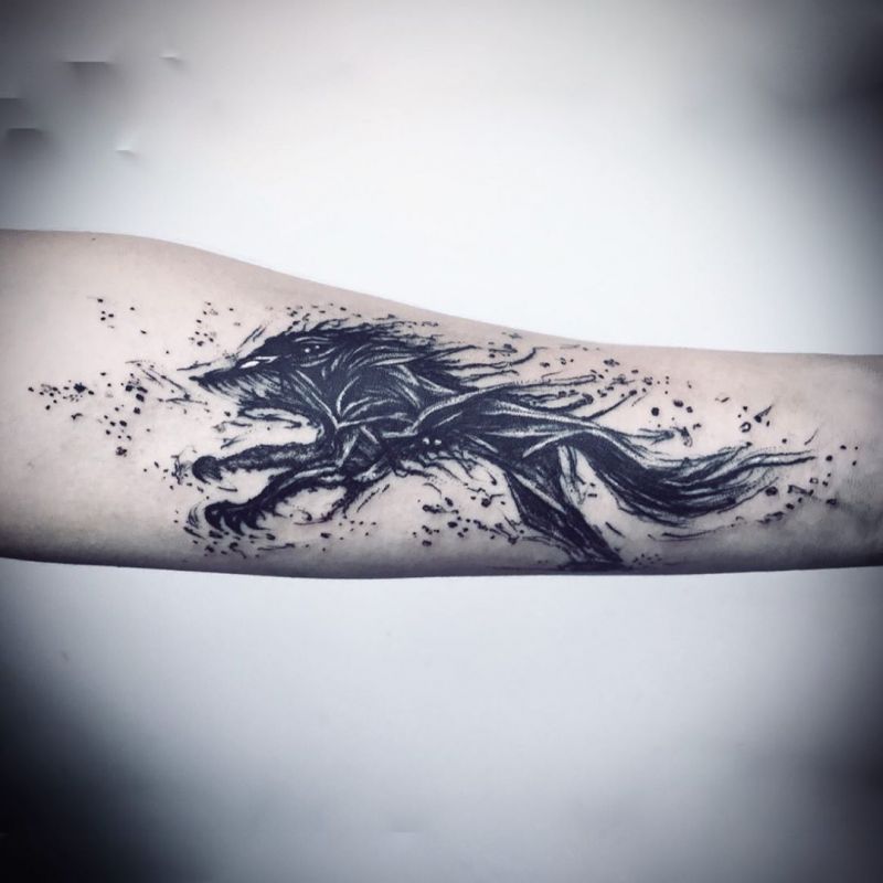 Ferocious Werewolf Tattoos Will Certainly Make Others Feel Afraid