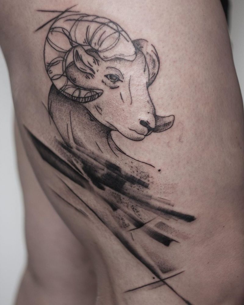 30 Pretty Aries Tattoos Show your Charm