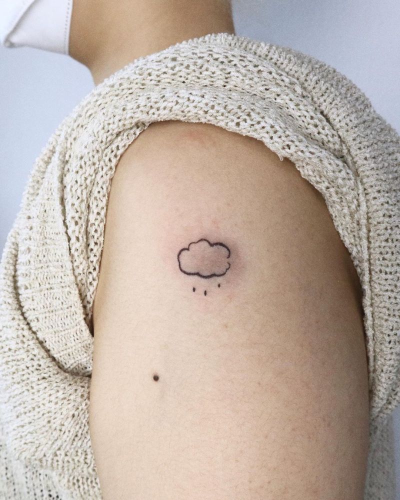 Pretty Cloud Tattoo Designs to Inspire You