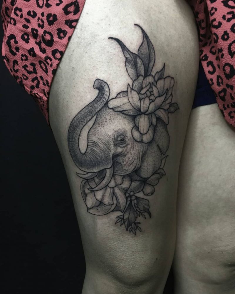 Pretty Elephant Tattoos That You Will Love