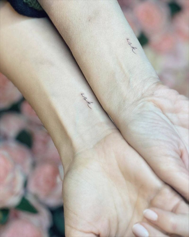 Pretty Mother Daughter Tattoos You Will Love