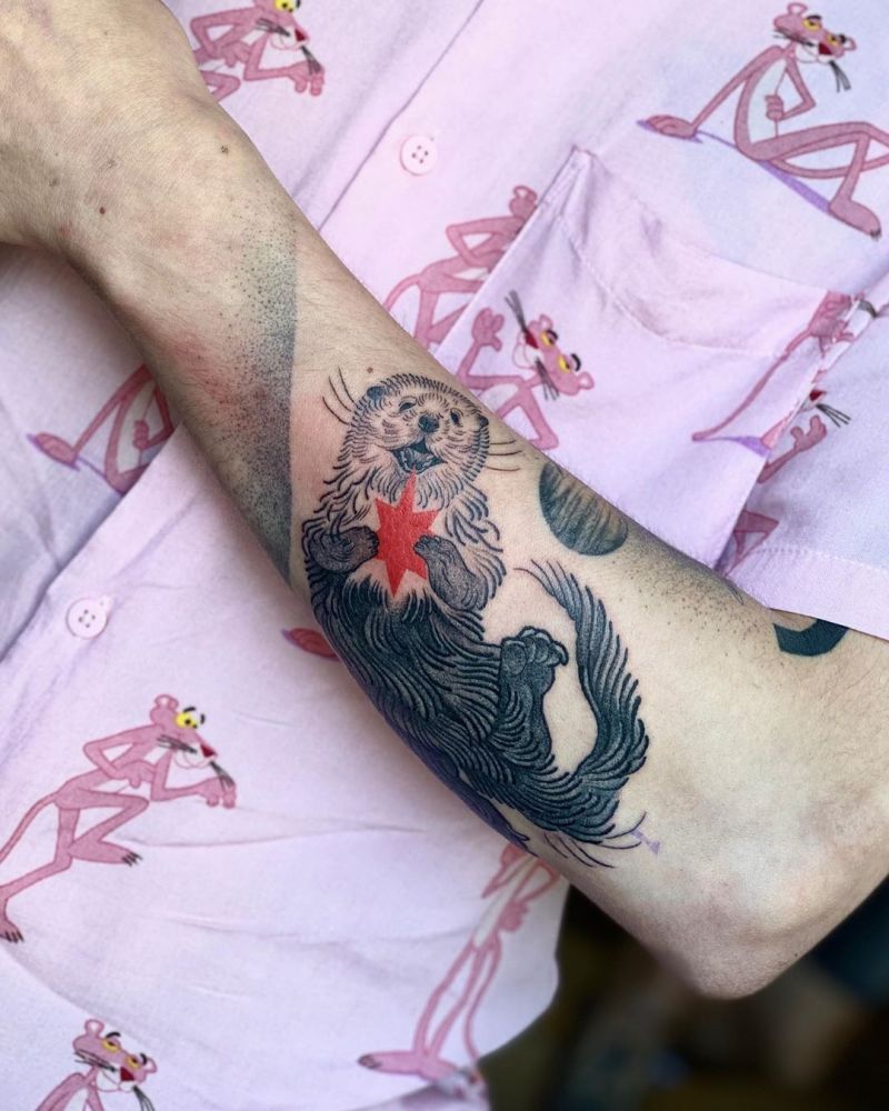 Cute Otter Tattoo Designs for You to Enjoy