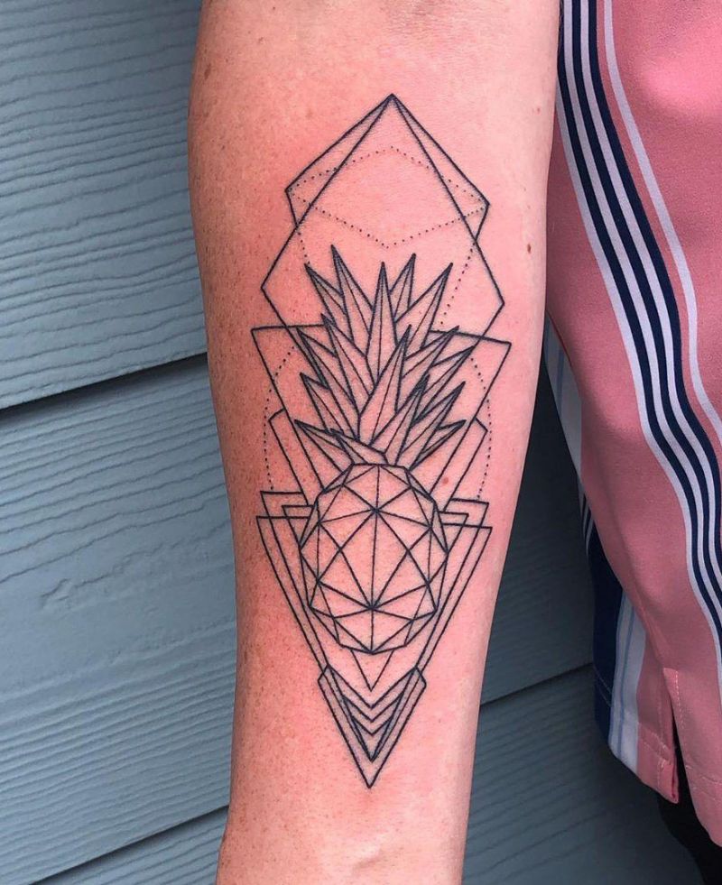 Pretty Pineapple Tattoos Give You Vitamins All The Time